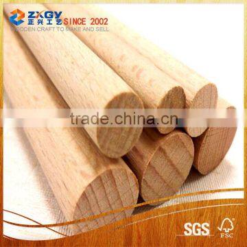 Natural pine wooden sticks