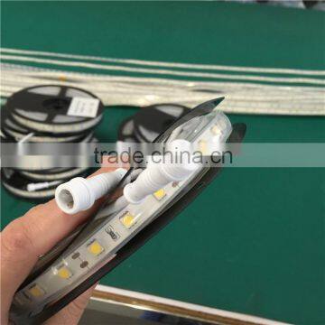 5m x 10mm Constant Current dc 12v High Lumen 4000lm Smd 5050 Led Strip With Waterproof dc Connectors photo-3