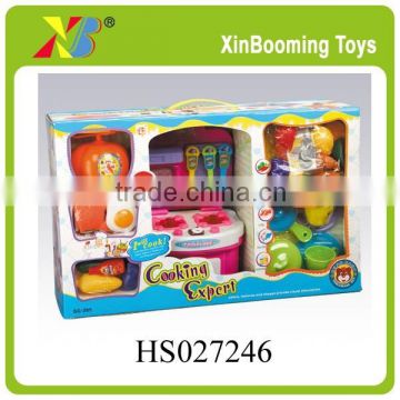 wholesale China high quality kids kitchen set, plastic cooker set