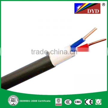 PVC Insulated & Sheathed Two Cores Flexible H05VV-F Round Power Cable