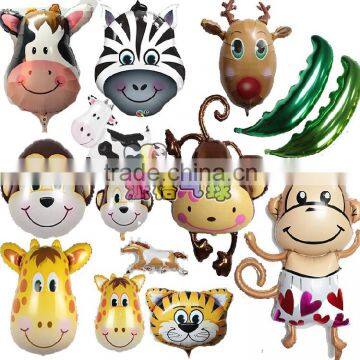 2016 customize high quality cartoon shape helium animal foil balloons                        
                                                Quality Choice