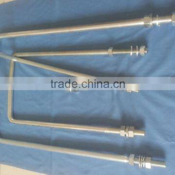 Hot dip galvanized L type anchor bolt