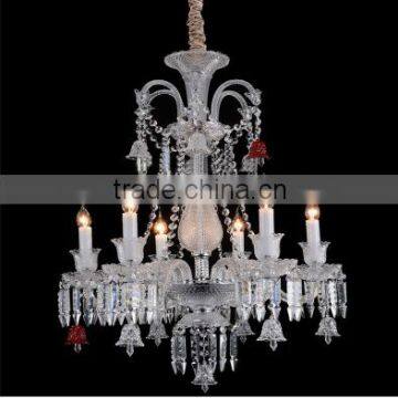 Wholesale Luxury Clear Baccarat Style Crystal Chandelier popular all over the world