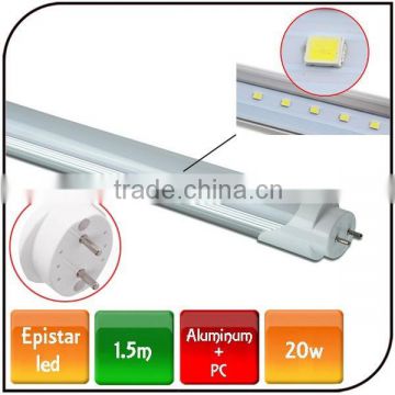 high power 1.5m waterproof led tube light aluminum plastic 20w t8 led tube