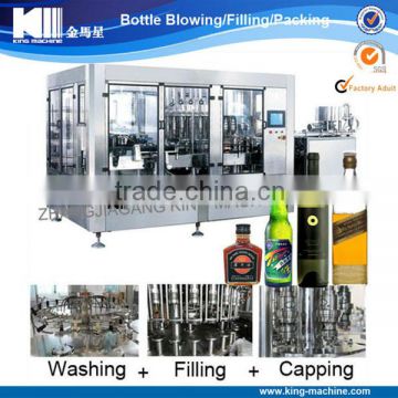 Glass bottling line for vodka / alcohol drink