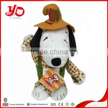 Professional custom Super soft short materials stuffed plush cartoon dog