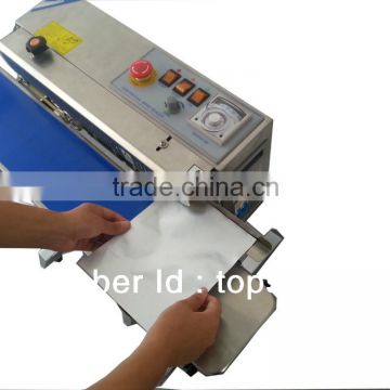 Hot selling Continuous Plastic bag sealing machine Shanghai Price