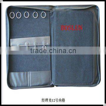 Sample design document ring zipper pu manager folder