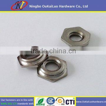 Stainless Steel Self-clinching 6-32 Flush Nuts