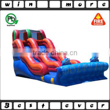 commercial big dolphin water slides prices for sale