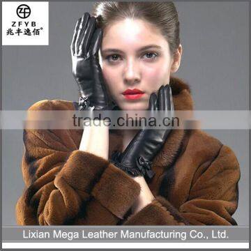 China wholesale Classic Women Leather Gloves