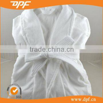 100% cotton good quality bathrobe white hotel bathrobe