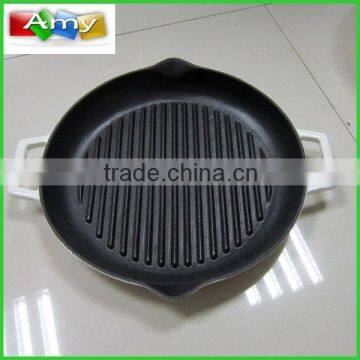 Cast Iron Cookware Wholesale, Two Handle Cast Iron Grill Pan