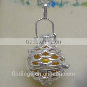 FN3273 Fashion couples necklace round ball pendant compass necklace