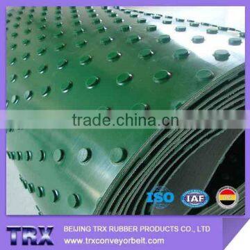 Anti-slip Pattern PVC solid woven Conveyor Belt, lightweight pvc food convyor belt