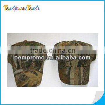 100% twill cotton woven patch cheap mossy branch camo cap