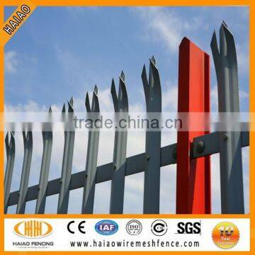 Cheap & high quality galvanized and pvc coated liquid palisade, euro fence