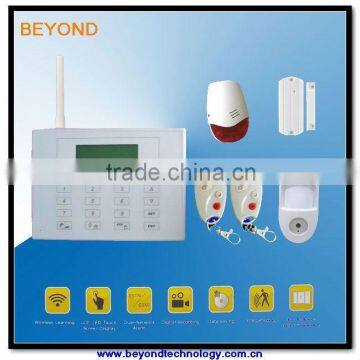 868mhz PSTN GSM integrated alarm system with wireless doorbell