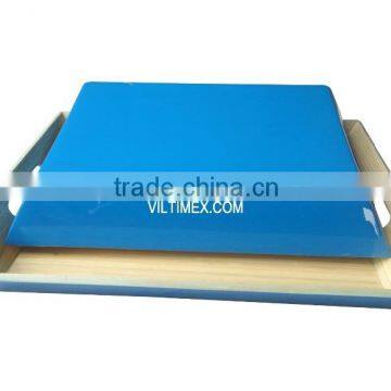 Environmentally friendly hand crafted bamboo serving tray