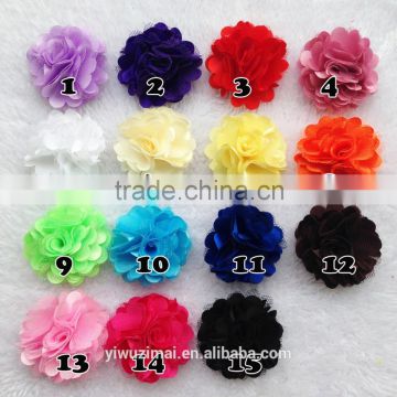 Mix Chiffon/Gauze Rose Flowers Crafts DIY Sewing Appliques