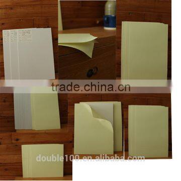 China most professional muanfacture PVC sheet for photobook adhesive pvc sheet various thickness white&black