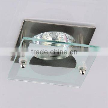 5w square zinc alloy led downlight with crystal face