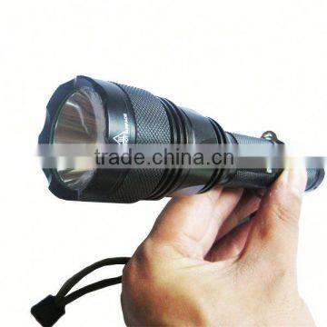 F18 High Power Best T6 Police Rechargeable 3.7v Rechargeable Led Flashlight photo-2