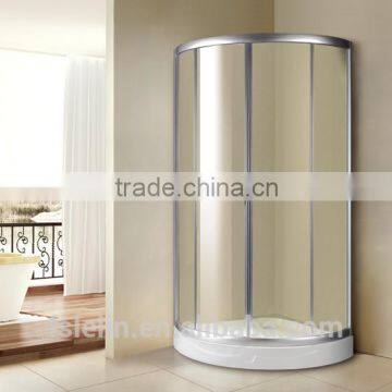 Foshan Lelin aluminum alloy bath shower enclosure cabin vanity with 6mm tempered glass JC-07