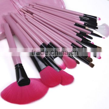 24 PCS Pro Cosmetic Brushes Eyeshadow Powder Makeup Brush Set Kit + Pink Bag