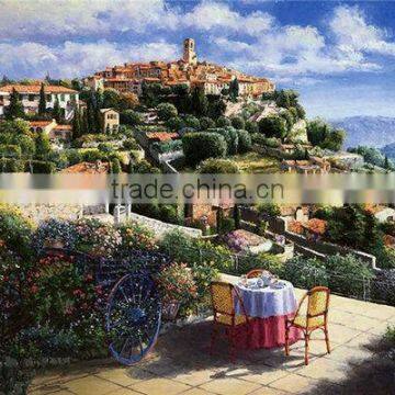 M-258 Most Popular Handmade Hills&Mountain landscape Oil Painting