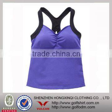 2013 Fashion Purple color slim fit womens Sports Singlets