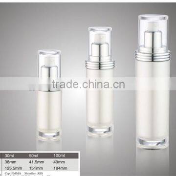 Loop cap round acrylic lotion pump bottles 30ml,50ml,100ml,120ml