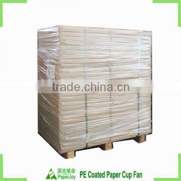 Coated paper in sheet for paper cup making