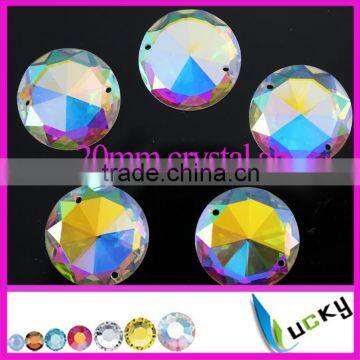 China Highest quality crystal ab sew on strass rhinestones flatback jewellry beads with holes