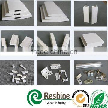 Interior wood primer window shutter profiles