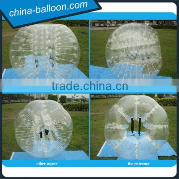 Inflatable bumper ball soccer bubble , human hamster ball cheap price