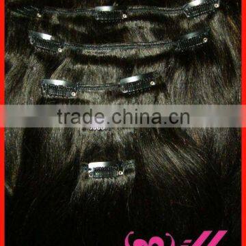 Cheap Indian Remy Hair 180g Remy Clip In Hair Extensions Virgin Remy Hair