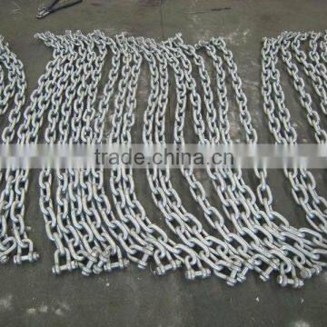 G80 high strength link chain for lifting mining and ship