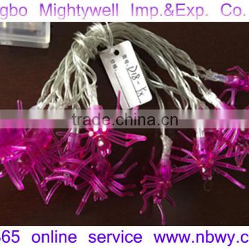 10 LED purple rope light