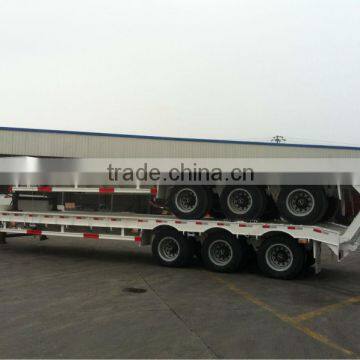 2015 China Manufacture 3 Axle Heavy Duty Carbon Steel Excavator Transport Low Bed Truck Trailer for Sale photo-6