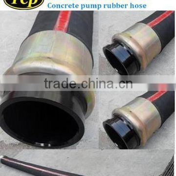 DN125*3m Steel Refored Grouting Rubber Hose for Concrete Placing Boom Pump