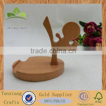 Beech wood phone holder soild wood holder