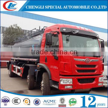 China tank truck 20 Cubic meters chemical tank truck 20000 Liters Dangerous chemical products transport truck for sale