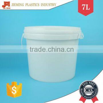 Latex Painting Barrel with Lid and Plastic Handle, 6L Wall Paint Plastic Bucket