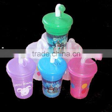 200ml Plastic Straw Cup for Children