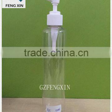 250ml popular shampoo PET plastic bottles, cosmetic plastic bottle with factory price