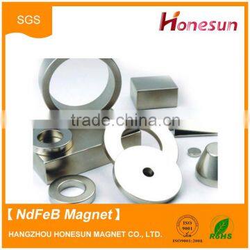 Manufacturers custom Super Strong ring shape NdFeB magnets