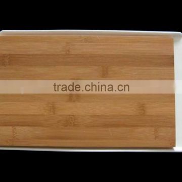 HM0021-8500 durable porcelain plate and wooden boats trays