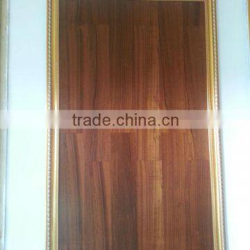 Smooth Chinese Teak Veneer Multilayer Engineered Wood Flooring