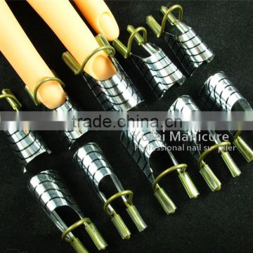 Hotselling box package reusable silver metal nail forms